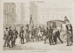 MARTINET według Jean-Baptiste REVILLE , France militaire - Les adieux de Fontainebleau