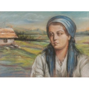 ŻABIELSKI, XX w., Portret kobiety