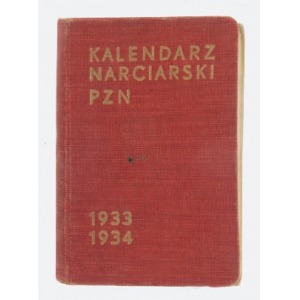 Kalendarz narciarski PZN na sezon 1933 - 1934.