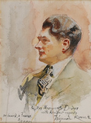 Wojciech KOSSAK (1856-1942), Portret Adama Didura