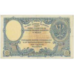 100 złotych 1919 - S.A - ŁADNY