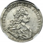 August II the Strong, 1/6 Thaler Dresden 1731 IGS - VERY RARE, ex. Potocki