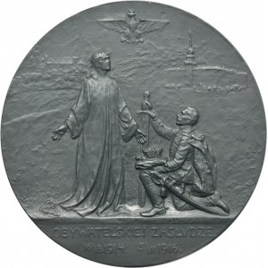 Medal Władysław Leopold Jaworski 1916 - RARE