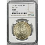Allemagne, République de Weimar, 5 Marks Berlin 1931 A - Chêne - NGC MS64