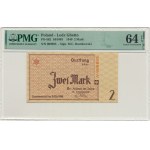2 Mark 1940 - series type 1 - PMG 64 EPQ - low serial number