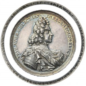Augustus II the Strong, Coronation Medal 1697 - HERCVLI SAXONICO