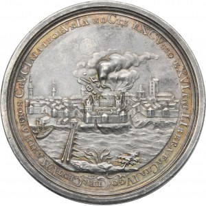Augustus III of Poland, Medal commemorating the 300th anniversary of the incorporation of Thorn into Poland in 1754