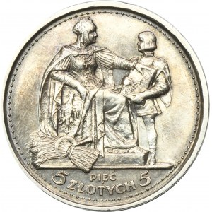 Konstytucja, 5 złotych 1925 - 100 perełek