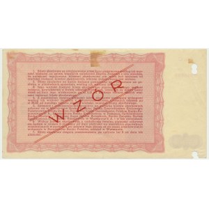 3,65% Bilet Skarbowy, Emisja II, 1946, 5.000 zł - WZÓR