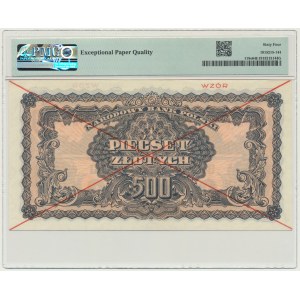 500 złotych 1944 ...owym - WZÓR - AC - PMG 64 EPQ