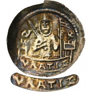 Silesia, Boleslaw I the Tall, Bracteate Breslau 12th century - EXTREMELY RARE, VRATIZ written in arc
