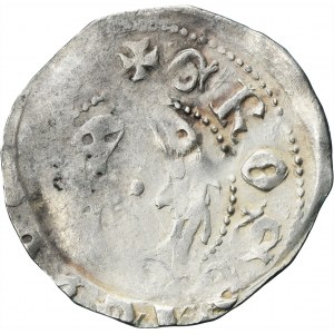 Silesia, Heinrich III or sons, 1/2 Groschen 14th century Wohlau - VERY RARE