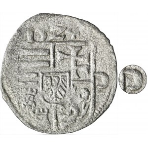 Silesia, Louis Jagiellon, Denarius Breslau 1524 - VERY RARE