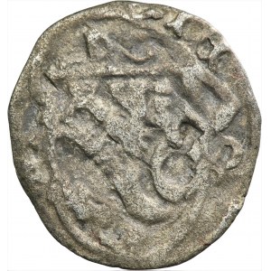 Silesia, Duchy of Troppau, king Georg and Viktorin von Münsterberg und Troppau, Heller Troppau 15th century - RARE