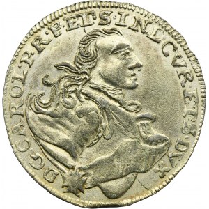 Duchy of Courland, Karl Christian, 6 Groschen Mitau 1762 CHS - VERY RARE