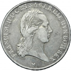 Austrian Netherlands, Franz II, Thaler (Kronentaler) Milan 1795 M