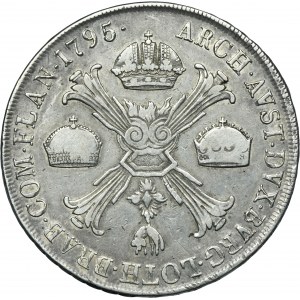 Austrian Netherlands, Franz II, Thaler (Kronentaler) Milan 1795 M