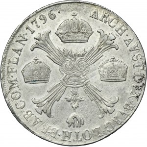 Austrian Netherlands, Franz II, Thaler (Kronentaler) Milan 1796 M