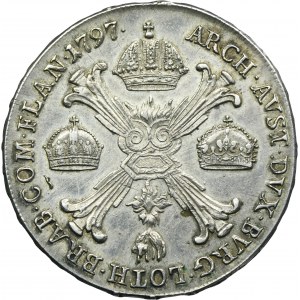 Austrian Netherlands, Franz II, Thaler (Kronentaler) Kremnitz 1797 B