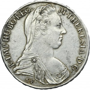 Austria, Maria Theresa, Thaler Günzburg 1780 SF