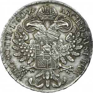 Austria, Maria Theresa, Thaler Günzburg 1780 SF