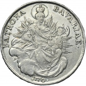 Germany, Bavaria, Maximilian III Joseph, Thaler Amberg 1770 A