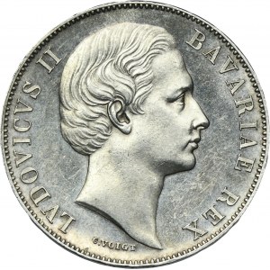 Germany, Kingdom of Bavaria, Ludwig II, Thaler Munich 1868