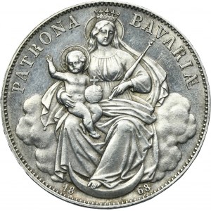 Germany, Kingdom of Bavaria, Ludwig II, Thaler Munich 1868