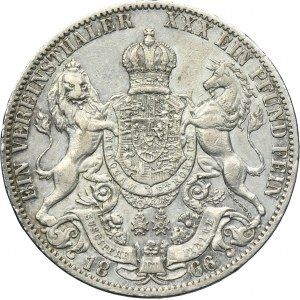 Germany, Kingdom of Hannover, Georg V, Thaler Hannover 1866 B