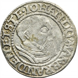 Silesia, Duchy of Crossen, Johann von Küstrin, Groschen Crossen 1546 - RARE