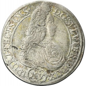 Silesia, Duchy of Oels, Silvius Friedrich, 15 Kreuzer Oels 1694 IIT - UNLISTED
