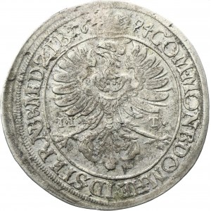 Silesia, Duchy of Oels, Silvius Friedrich, 15 Kreuzer Oels 1694 IIT - UNLISTED
