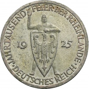 Germany, Weimar Republic, 3 Mark Berlin 1925 A