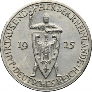 Germany, Weimar Republic, 3 Mark Hamburg 1925 J