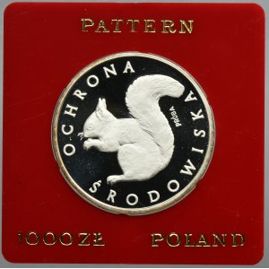PRÓBA, 1.000 złotych 1985 Ochrona Środowiska Wiewiórka