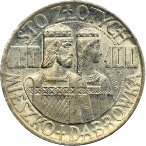 PRÓBA, 100 złotych 1966 Mieszko i Dąbrówka półpostacie