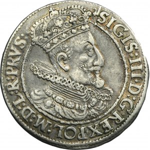 Sigismund III Vasa, 1/4 Thaler Danzig 1615 - RARE