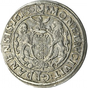 Sigismund III Vasa, 1/4 Thaler Danzig 1615 - RARE