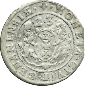 Sigismund III Vasa, 1/4 Thaler Danzig 1623 - PR•