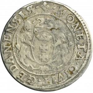 Sigismund III Vasa, 1/4 Thaler Danzig 1623 - PR•