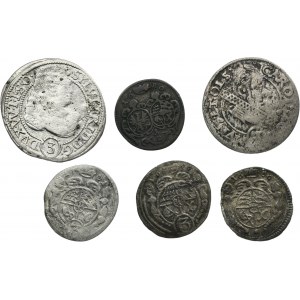 Lot, Silesia, Mix of coins (6 pcs.)