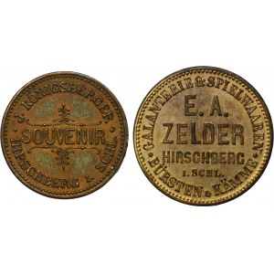 Lot, Silesia, Tokens Hirschberg 20th century (2 pcs.)