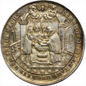 Silesia, Baptism medal Breslau 17th century - Johann Kittel