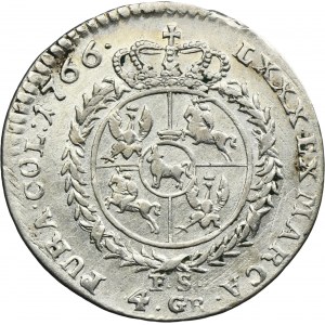 Poniatowski, 4 Groschen 1766 FS