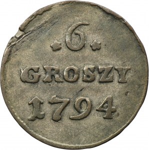 Poniatowski, 6 Groschen 1794