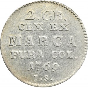 Poniatowski, 2 Groschen Warsaw 1769 IS