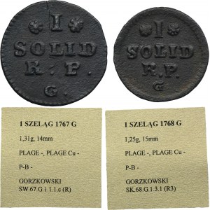 Lot, Poniatowski, Schilling Krakau (2 pcs.)