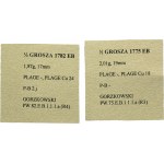 Lot, Poniatowski, 1/2 Groschen (2 pcs.)