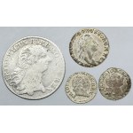 Lot, Silesia, Prussian rule, Friedrich II, Mix of coins Breslau (4 pcs.)