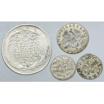 Lot, Silesia, Prussian rule, Friedrich II, Mix of coins Breslau (4 pcs.)